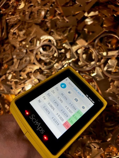 This new scrap alloy analyzer takes all the mystery out of sorting mixed metal, and it’s especially useful for non-ferrous scrap metal.